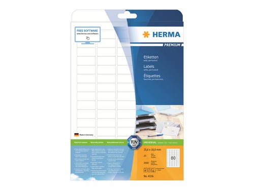 HERMA Premium - laminerede etiketter