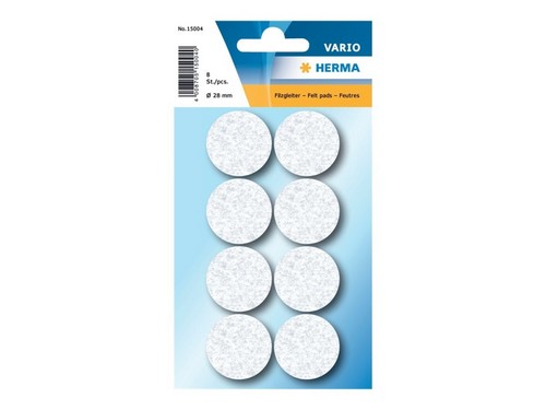 Herma Vario - Puder - hvid (pakke med 8)